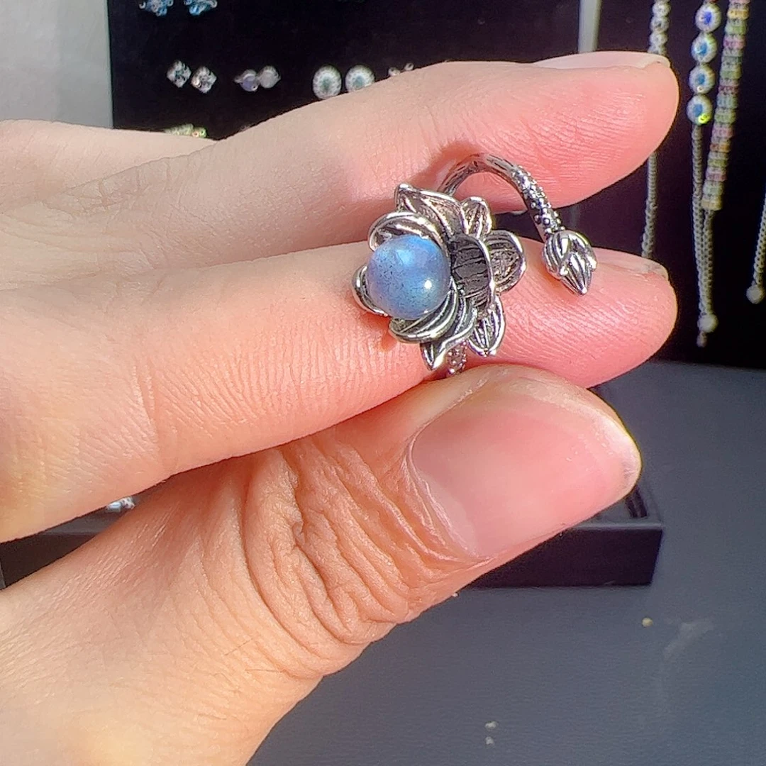 紫晶珠宝半成品银S925镶嵌