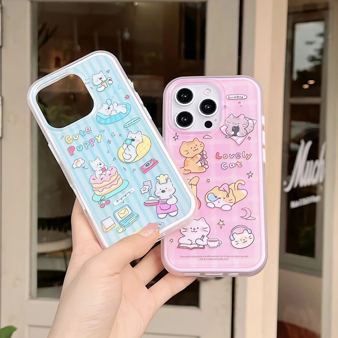 LYDIA CASE【高定新品】日常生活小动物/IMD二合一/iPhone 14-16PM