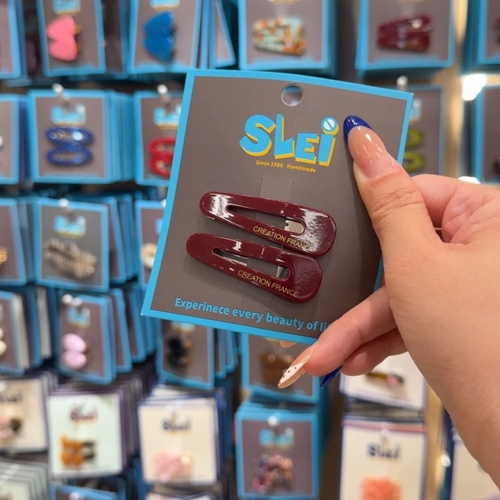 紫红色水滴醋酸一对