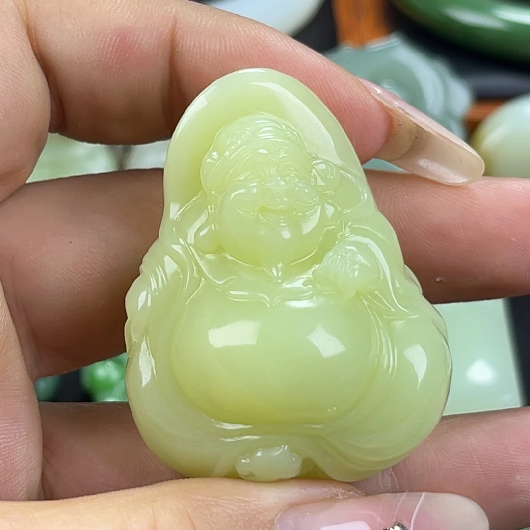 和田玉（黄玉）颈饰未镶嵌