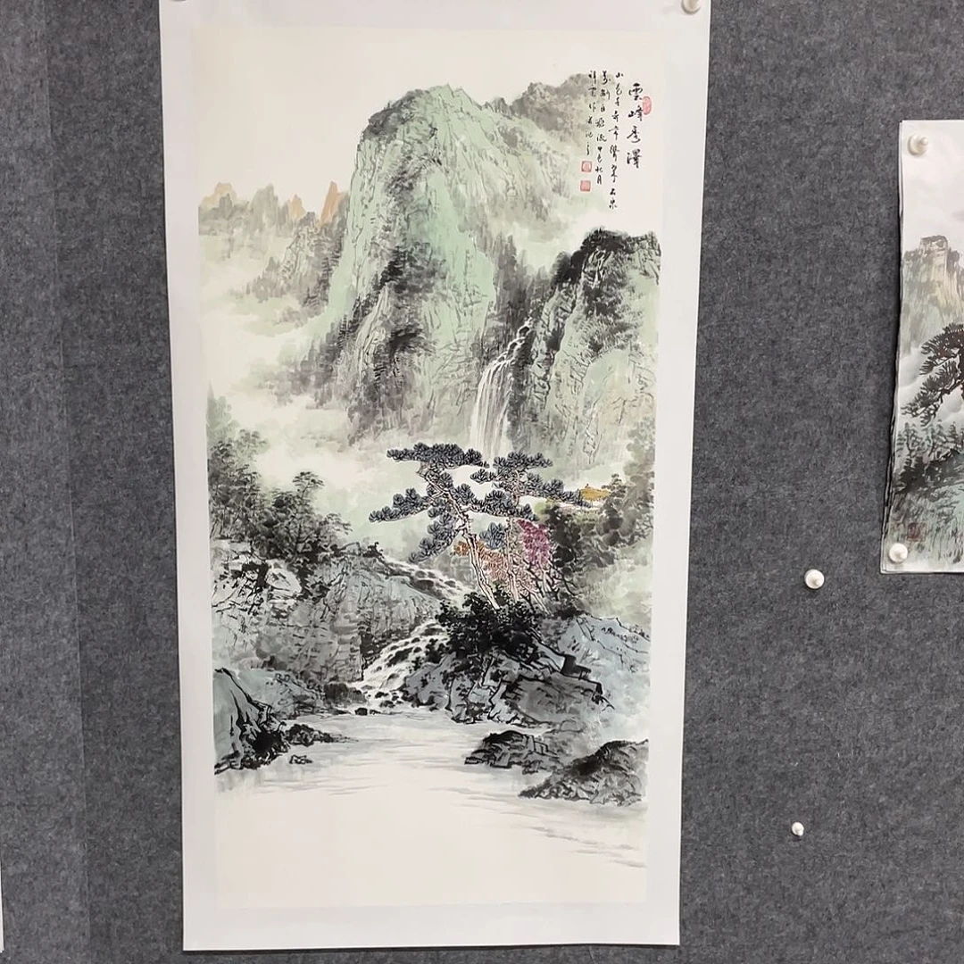 国画海***H四尺画芯 作品