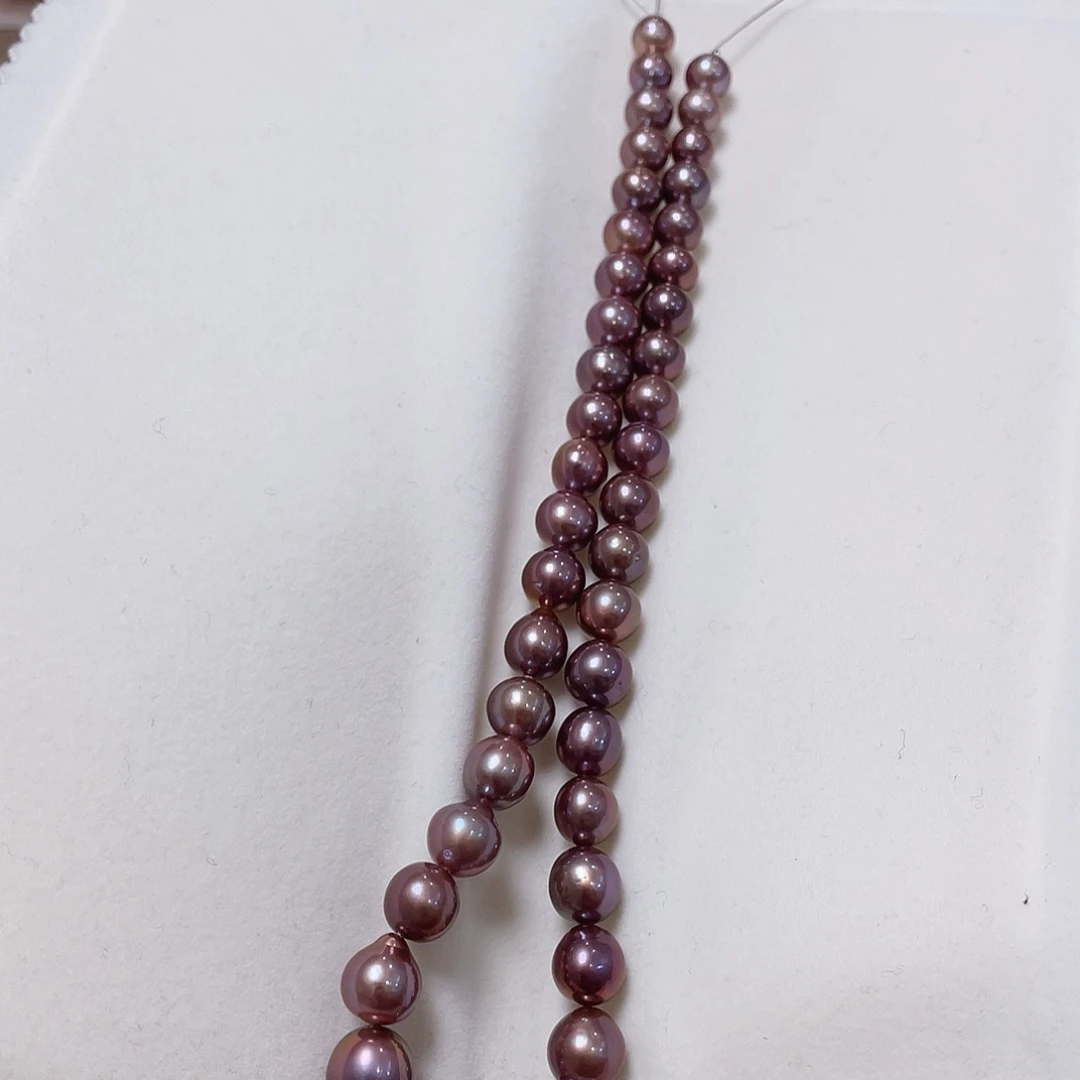 乐***海淡水珍珠颈饰银S925镶嵌