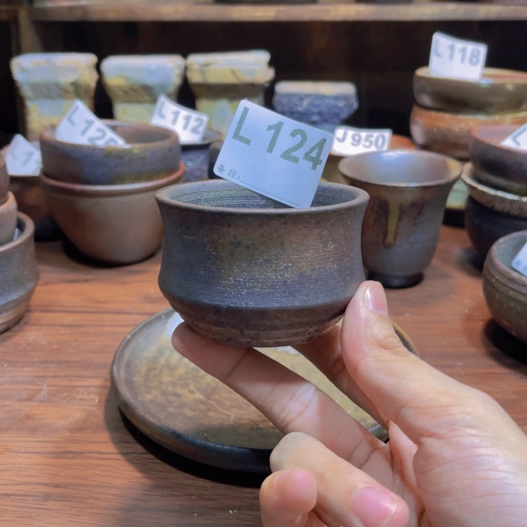 纯手工制作柴烧纯手工制作柴烧杯124
