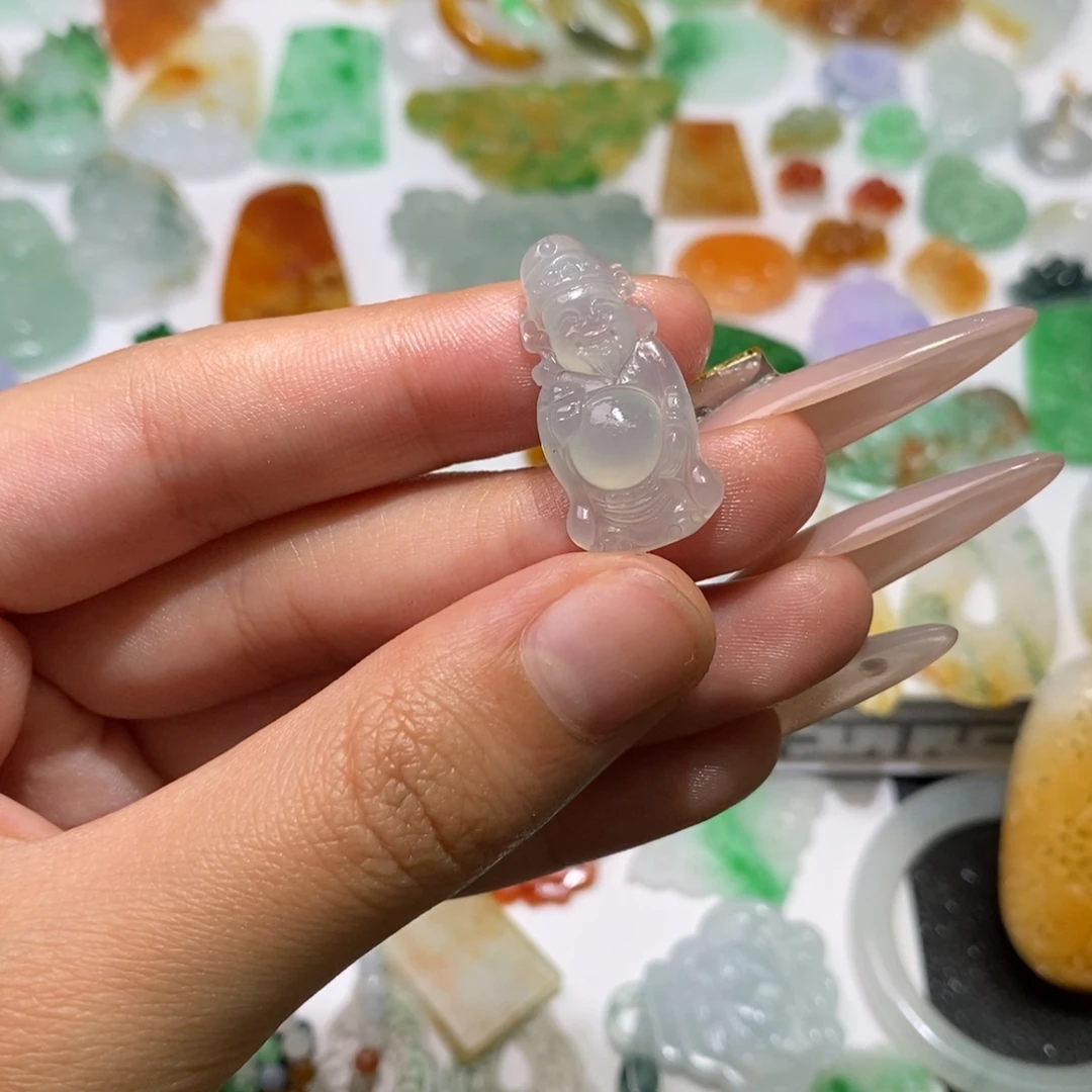 定制翡翠未镶嵌吊坠