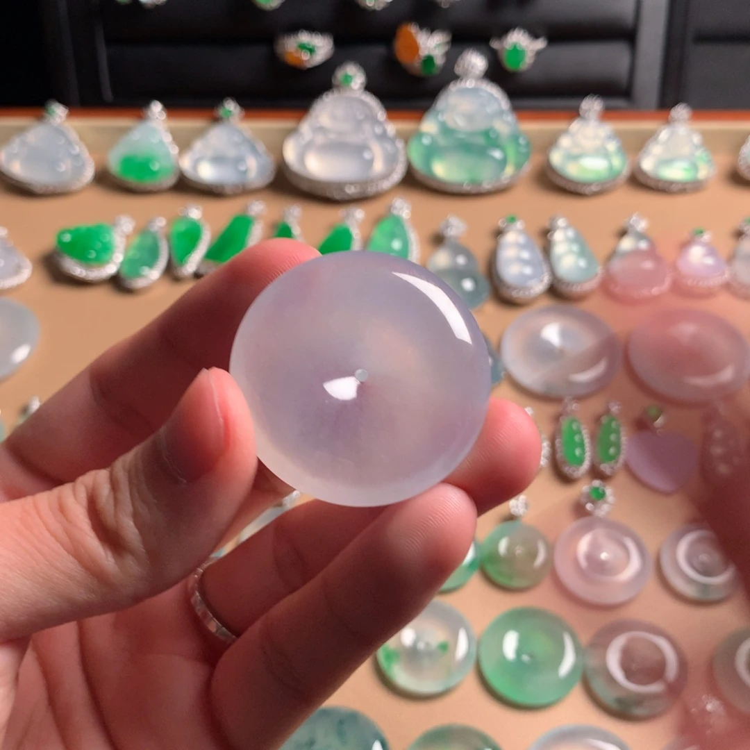 翡翠吊坠(赠链)未镶嵌356-6.8