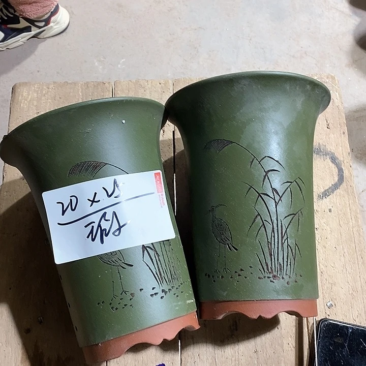 紫砂花盆紫砂花盆