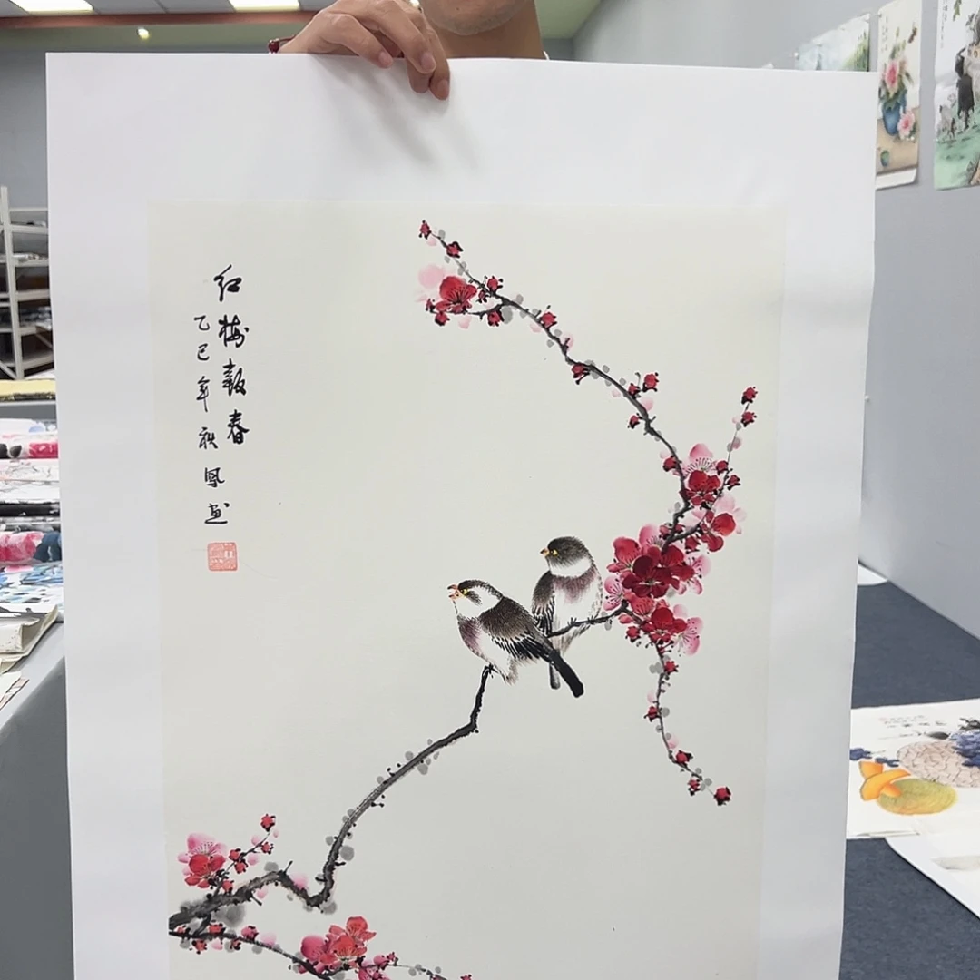 国画国画作品纯手绘作品