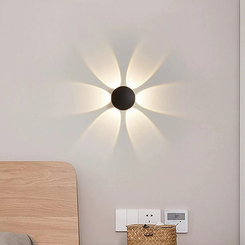 免布线充电带感应壁灯床头阅读灯照画氛围射补光灯过道灯背景墙灯