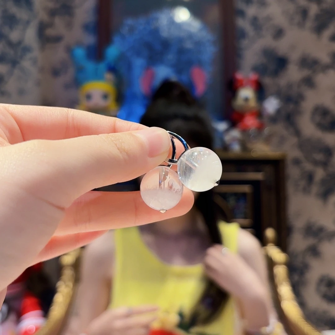 耳饰水晶银S925镶嵌耳饰