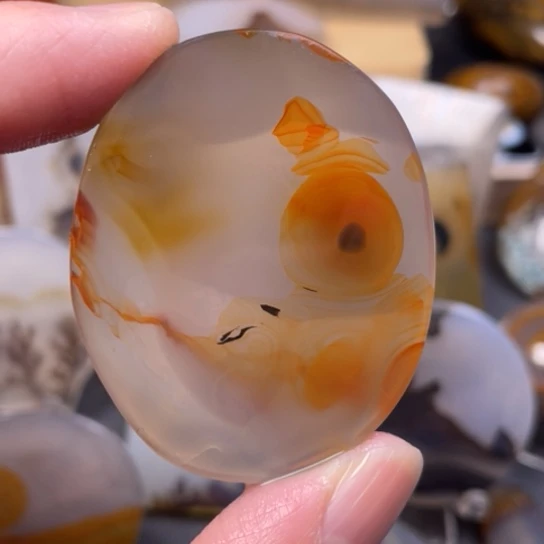 玛瑙/玉髓吊坠(不含链)未镶嵌