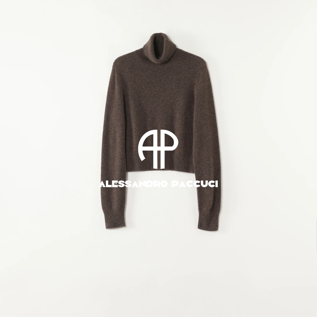 AP洛哥54242ST/-1【泡芙】100羊绒高领多色长袖时尚百搭针织套头衫