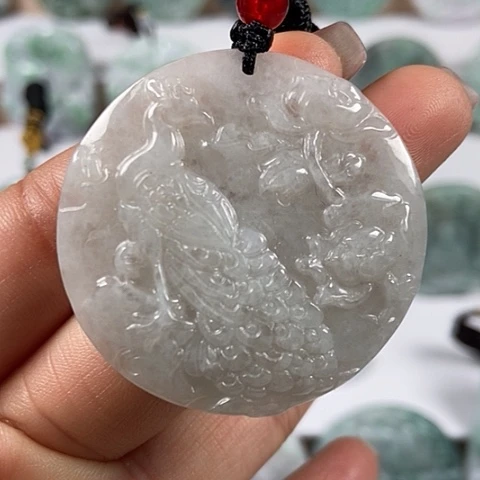 翡翠颈饰未镶嵌凤凰福利