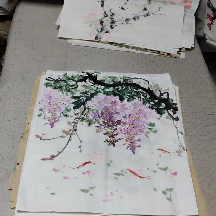 小***祥国画国画花鸟花鸟花鸟