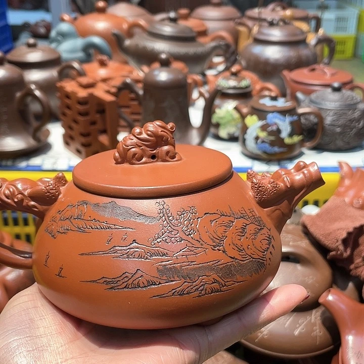 紫砂茶壶500cc宜兴紫砂壶