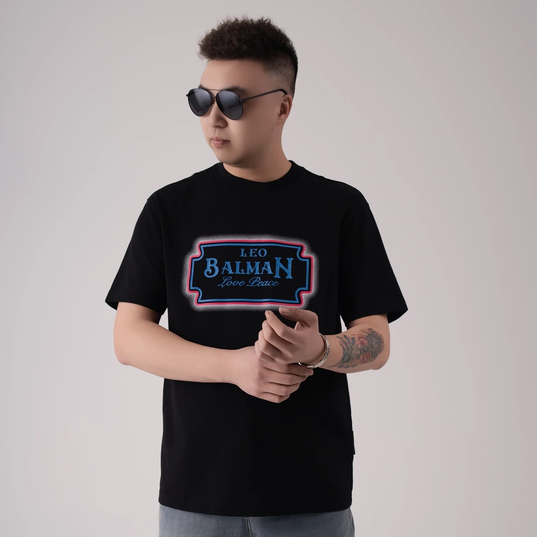 【7106】早秋新款 男士打底 时尚休闲 百搭圆领 潮流半袖