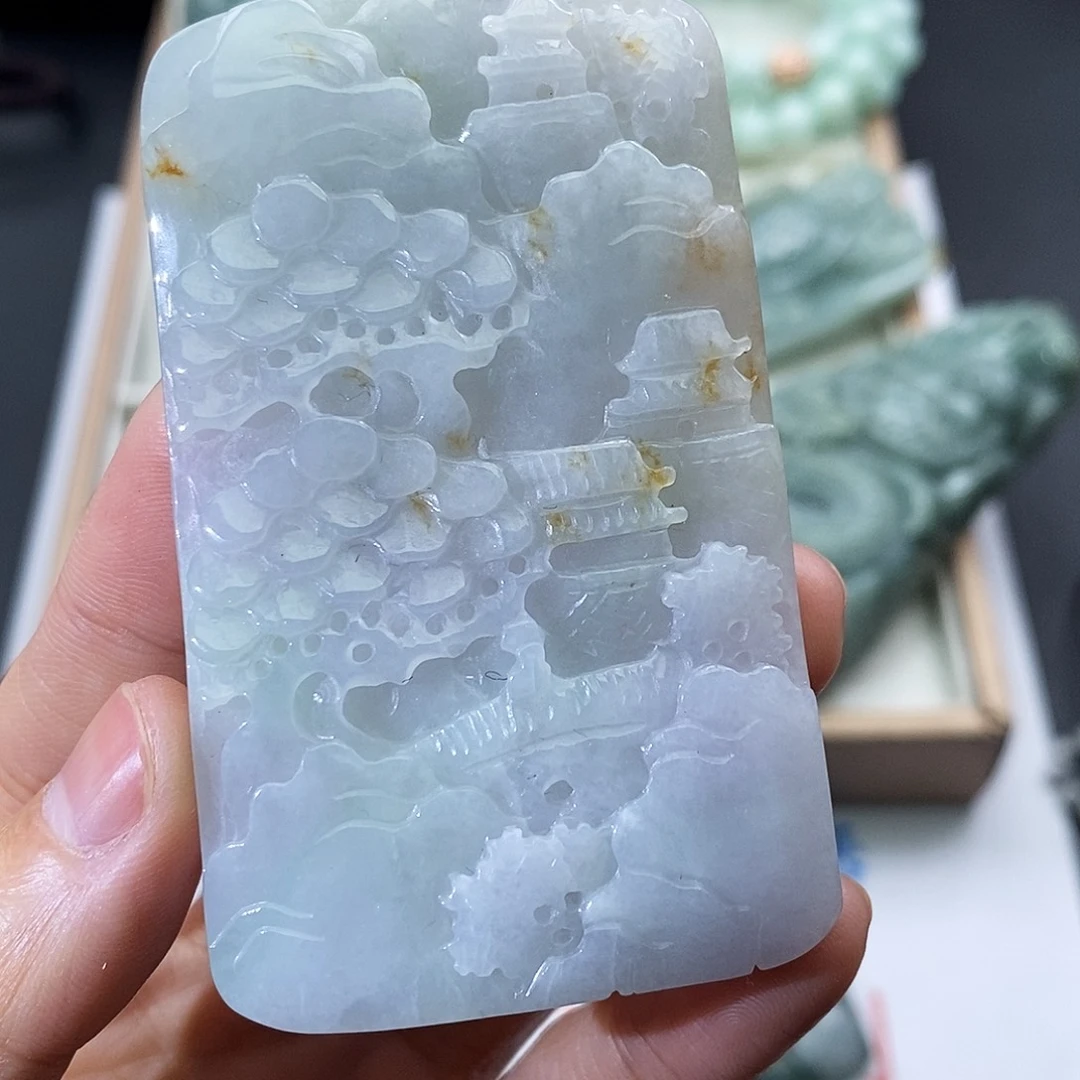 翡翠未镶嵌颈饰缅甸翡翠a货