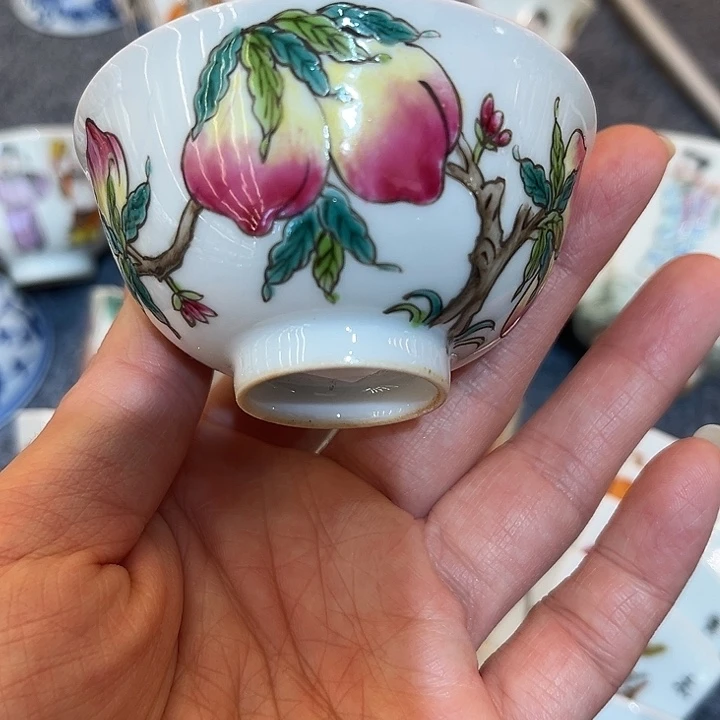 手绘茶杯盖碗陶瓷