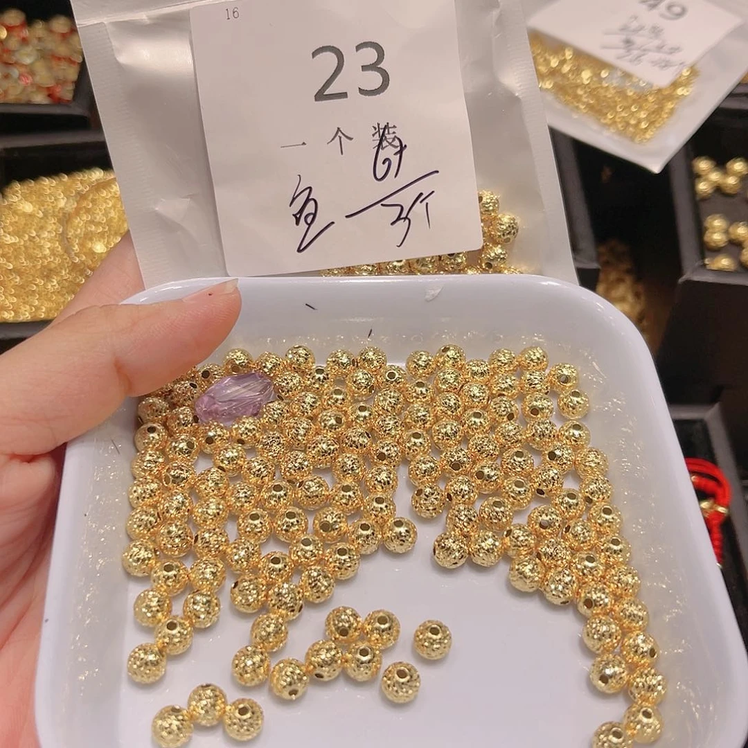 紫晶珠宝半成品银S925镀金镶嵌23