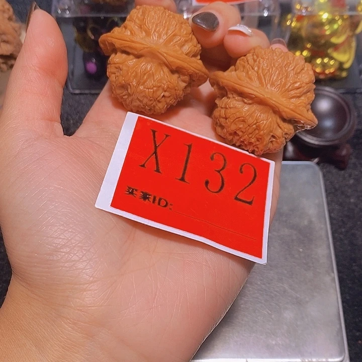 肉***丝吊坠文玩核桃血麒麟41