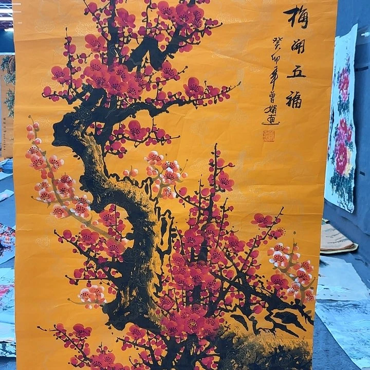 国画无毛和被绒毛或被绒毛
