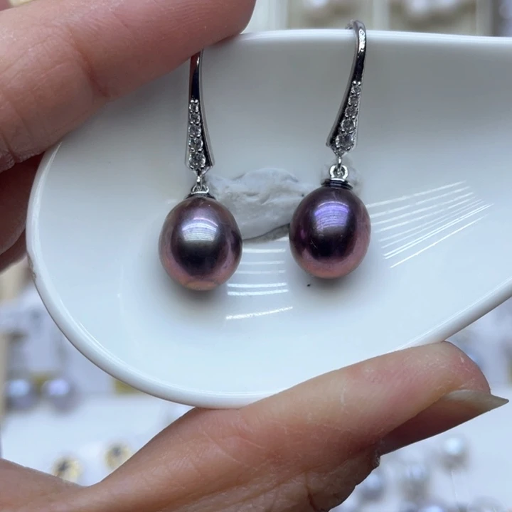 淡水珍珠耳饰未镶嵌