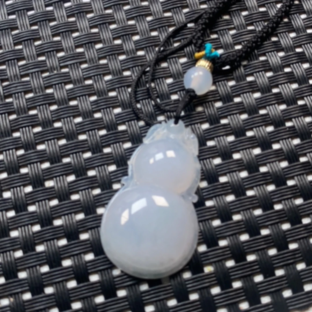 天然面料翡翠白月光葫芦精致气质时尚百搭