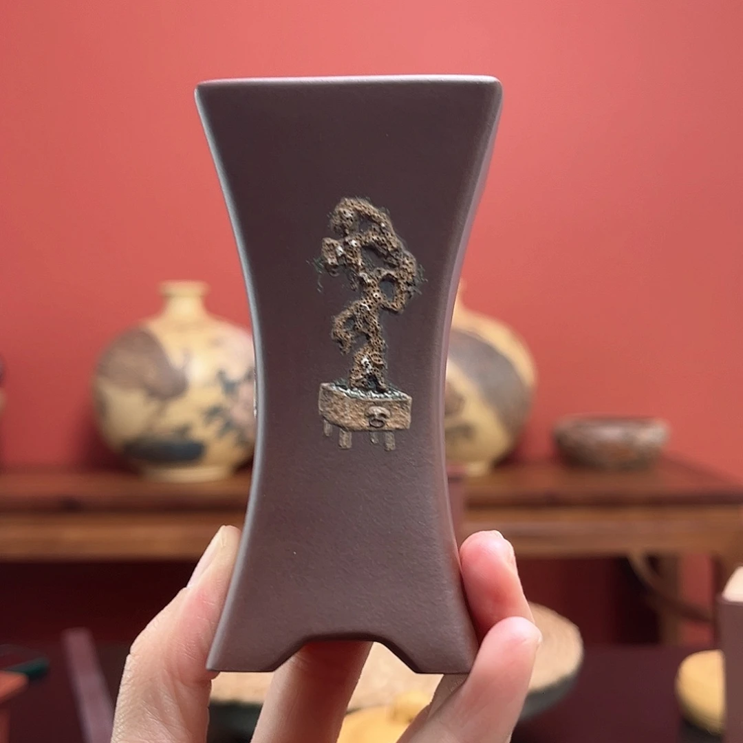 紫砂花盆兰*全手花盆