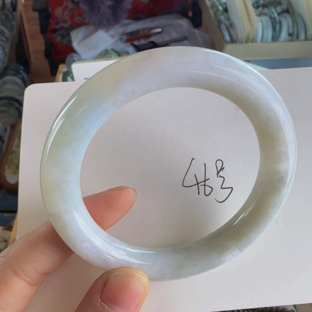 翡翠手镯未镶嵌老坑57.6