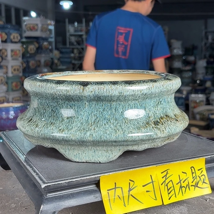 一风堂石湾花盆 内20*8