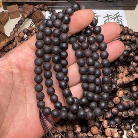 其他降真香降真香0.8*108圆珠手串