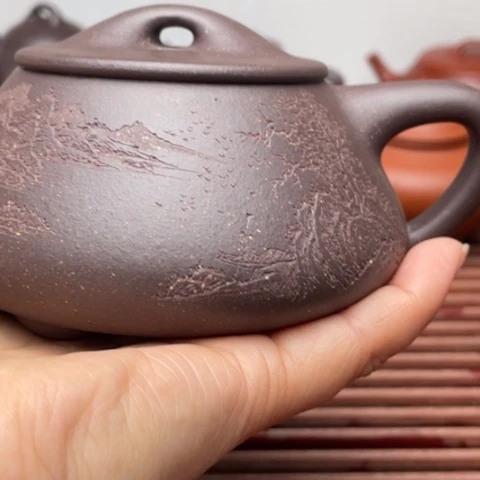 紫砂茶壶诗**霄紫砂壶半手工