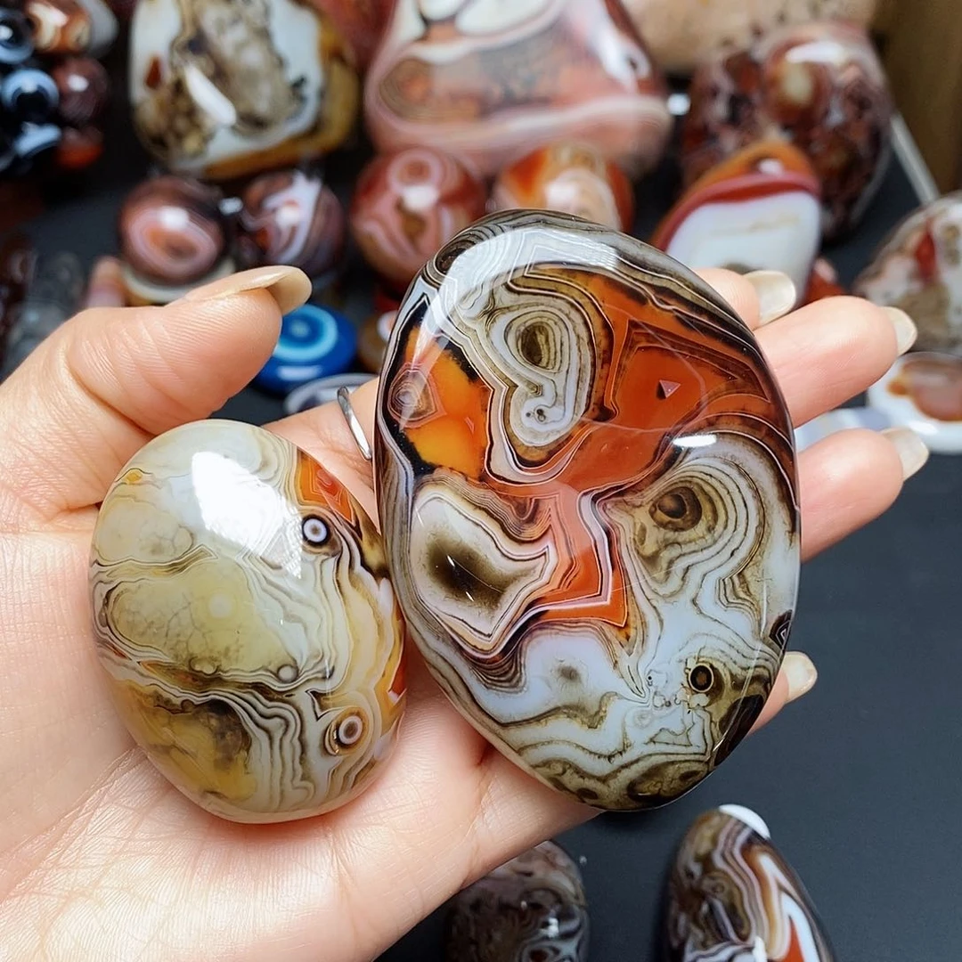 玛瑙/玉髓三毛未镶嵌沙*