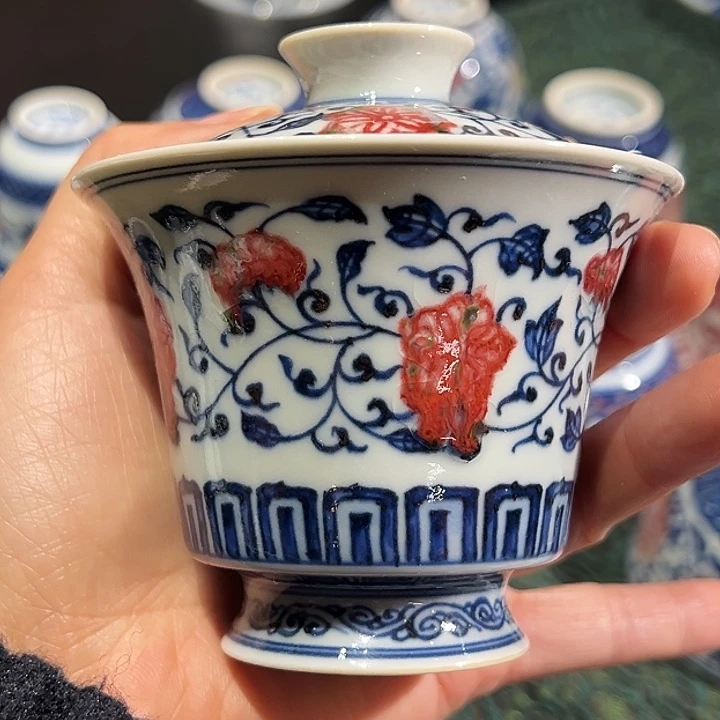 微瑕臻玉古坊原矿孔雀石釉里红