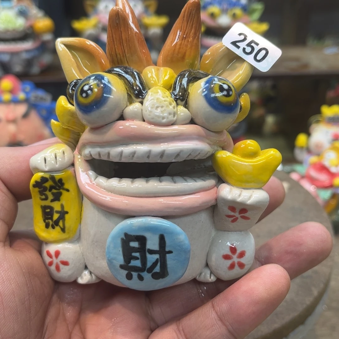 陶瓷纯手工抽象陶瓷摆件250