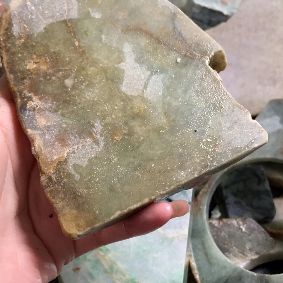 翡翠未镶嵌挂件天然翡翠