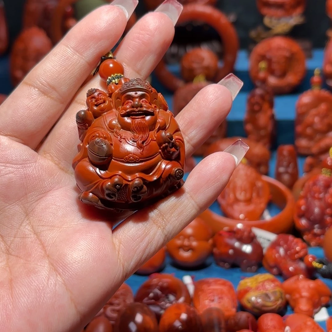 未镶嵌雕刻南红玛瑙米****口