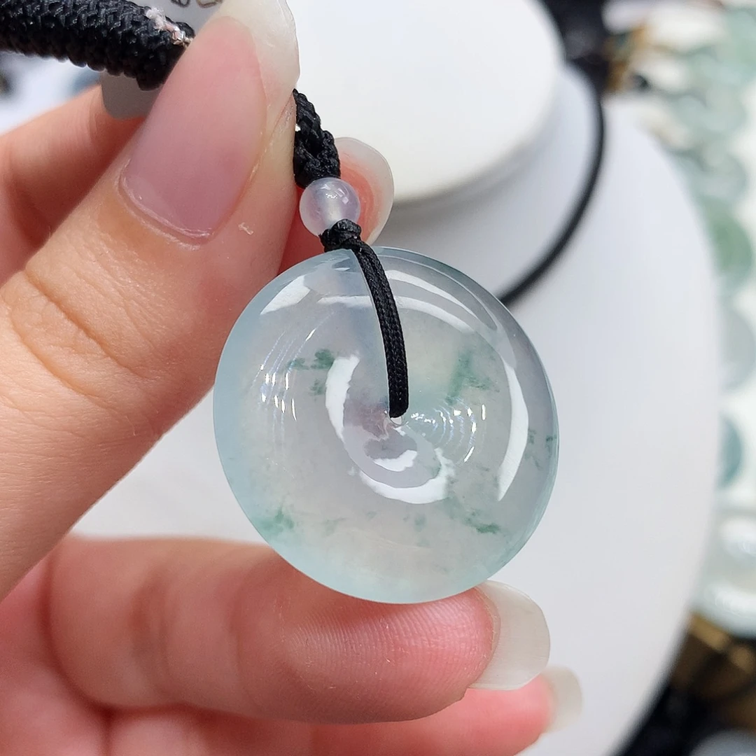 翡翠未镶嵌胸饰翡翠108，25.7/5.4