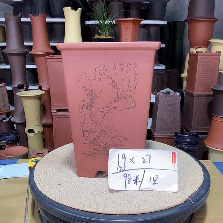 紫砂花盆紫砂花盆