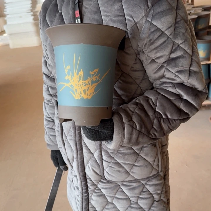 紫砂紫砂花盆19*22