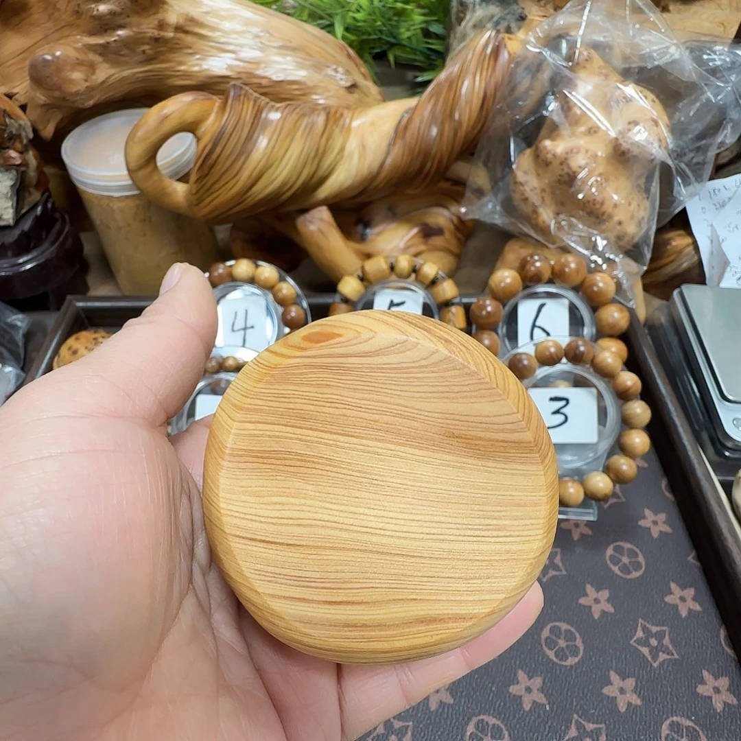 柏木（崖柏）太行一年陈化黑油闻香茶垫