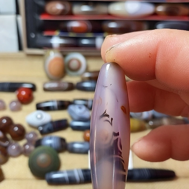 玛瑙/玉髓合金颈饰