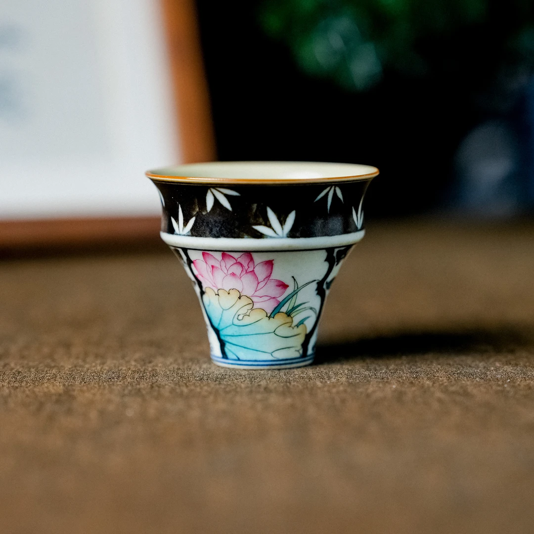 【霖溪】赏荷茶杯  50ml（霖溪0099）