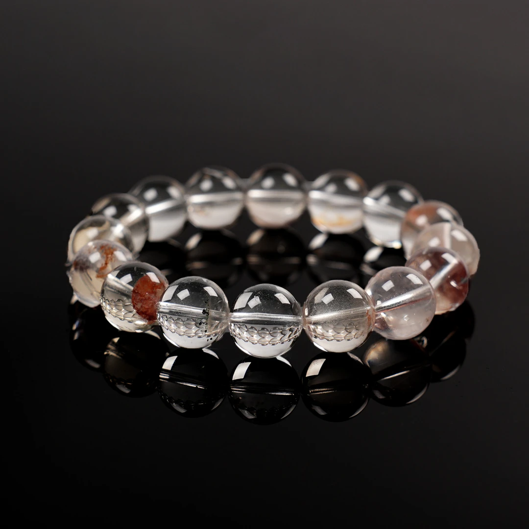 Z780  plus版高净体红泥骸骨闪灵手串 多样性发其一