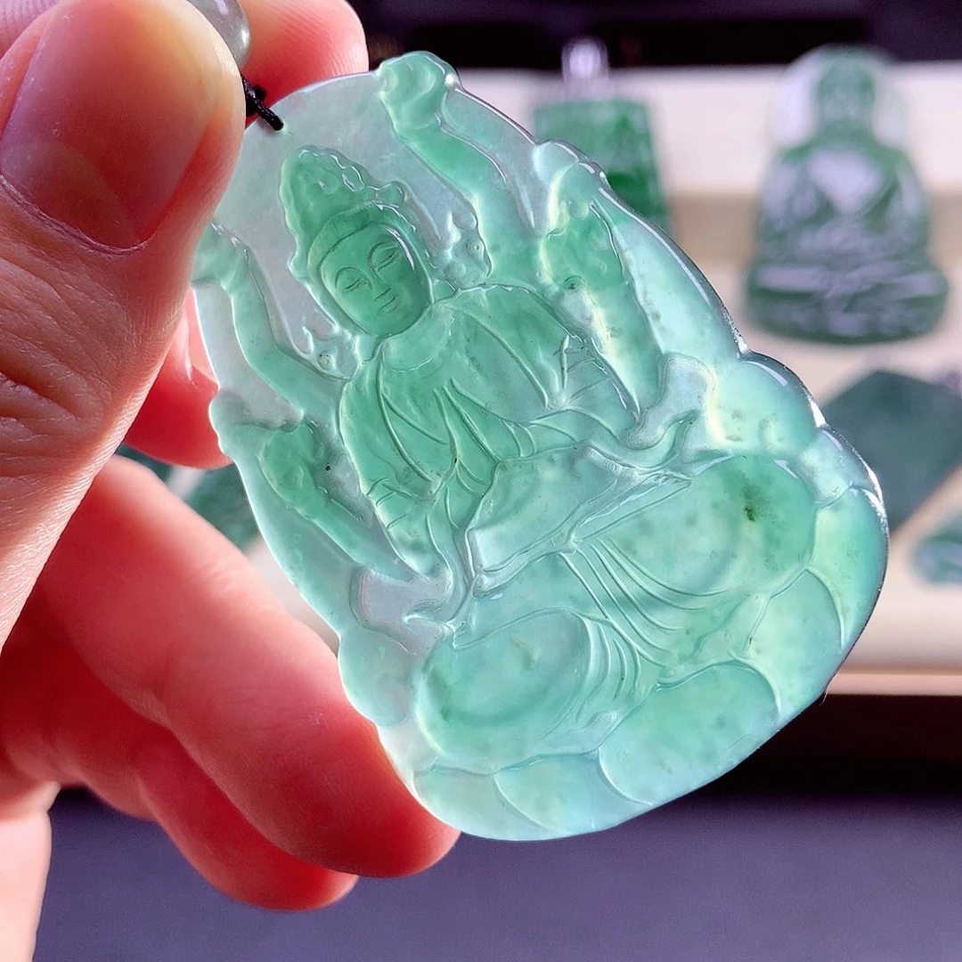 【闪购商品】颈饰未镶嵌翡翠天然