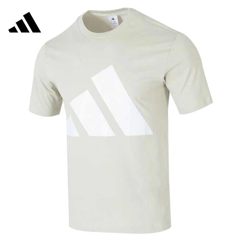 【滔搏体育】adidas阿迪达斯男子M BL SJ T针织无领短T恤JE8933
