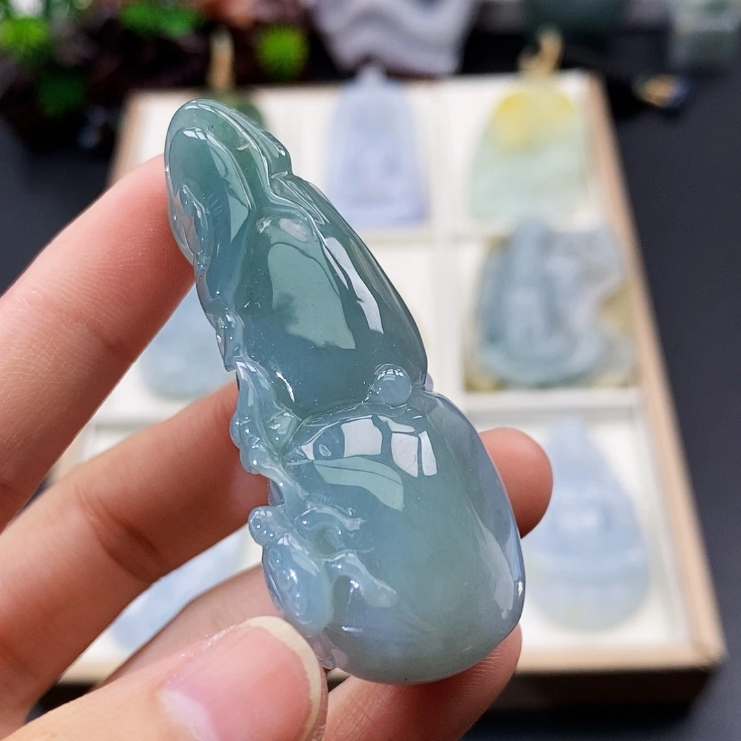 颈饰未镶嵌翡翠缅甸翡翠a货