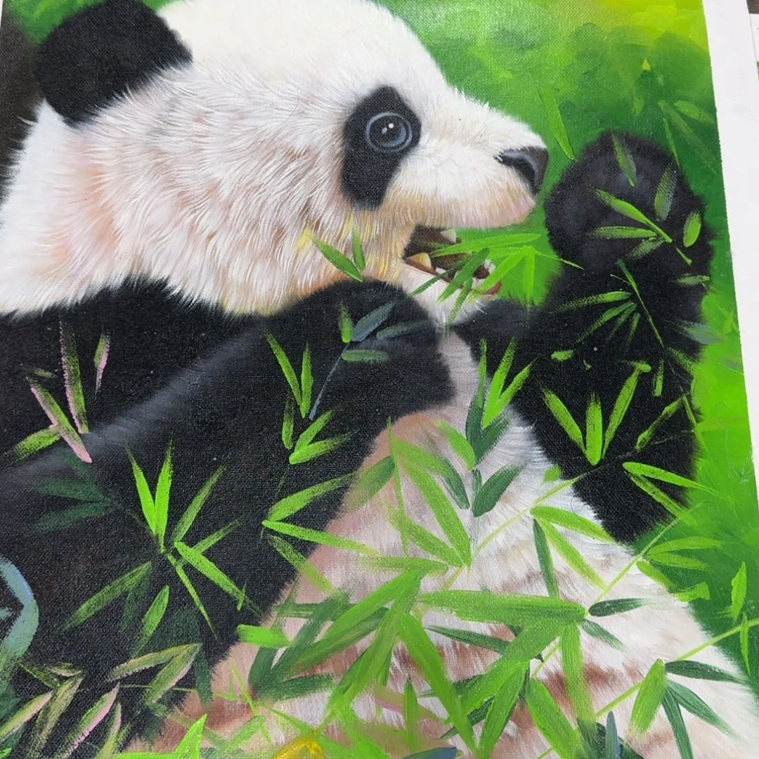 油画我是一只小小鸟地域鬼