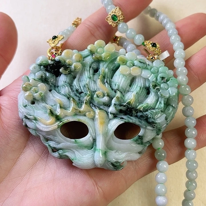 翡翠颈饰未镶嵌挂件