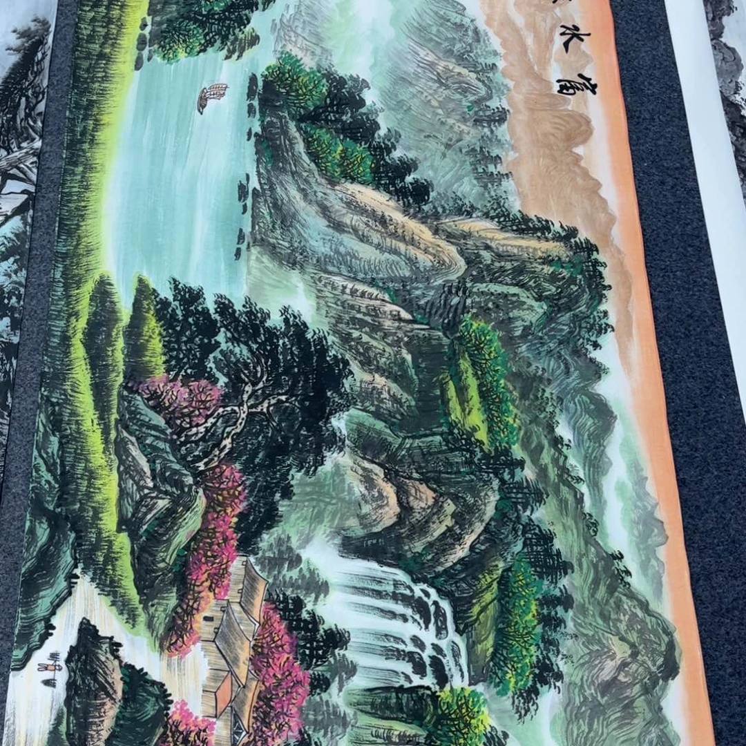 国画国画老师手绘作品