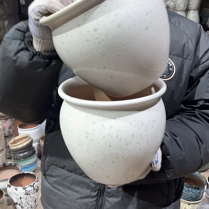 紫砂花盆高19口20———-